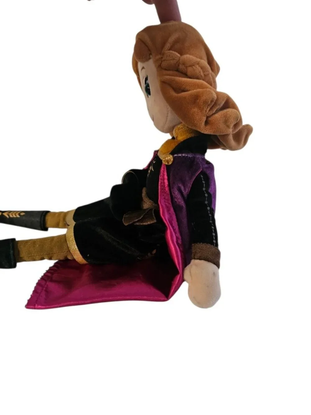 TY Sparkle Frozen Anna Doll Princess Disney Black Dress 16